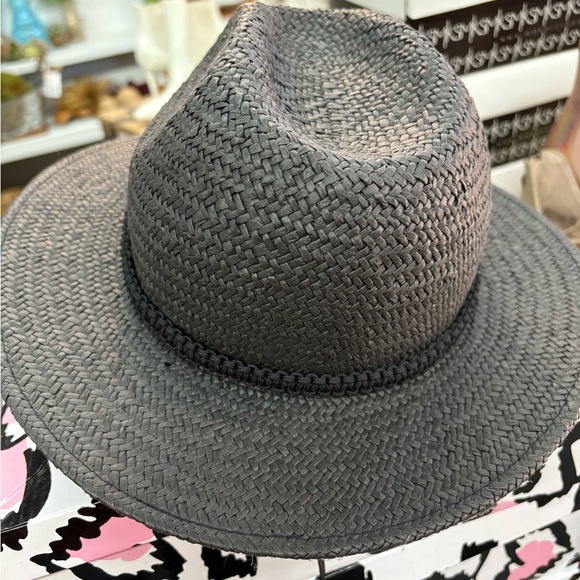 Kendra Scott Black Woven Hat main image 4